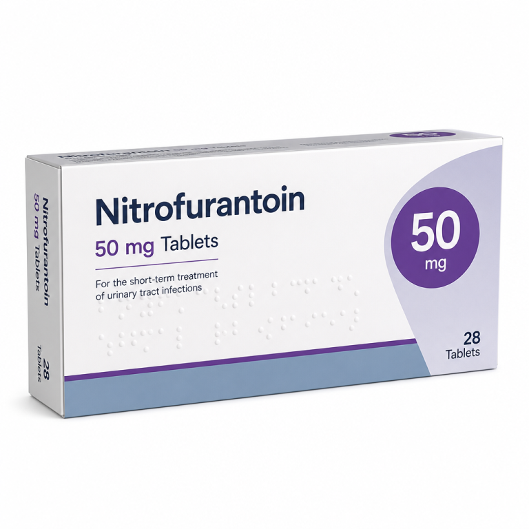 Nitrofurantoin 50mg tablets
