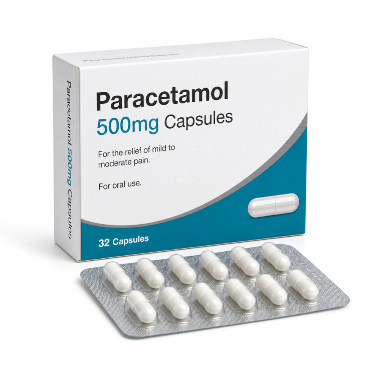 Paracetamol 500mg capsules